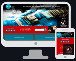 Modelo Premium 3 - Site Profissional para Web Rádio e Streaming de Rádio Online