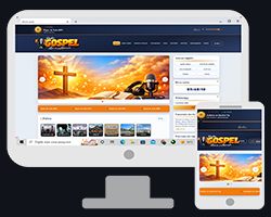 Modelo 2 - Site Administrável para Web Rádio e Streaming de Rádio Online