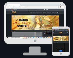 Modelo 4 - Site Administrável para Web Rádio e Streaming de Rádio Online
