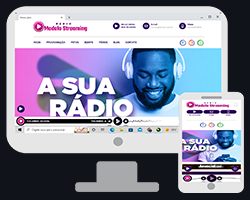 Modelo 7 - Site Administrável para Web Rádio e Streaming de Rádio Online